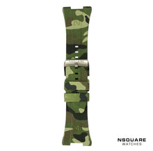 Load image into Gallery viewer, N 10-GREEN CAMOUFLAGE RUBBER STRAP | N 10-綠色橡膠迷彩帶