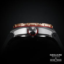 Load image into Gallery viewer, NSQUARE NM01-TOURBILLON Watch - 46mm  N35.1 SS/RG/Red|NM01-陀飛輪 46毫米  N35.1 不銹鋼/玫瑰金/紅