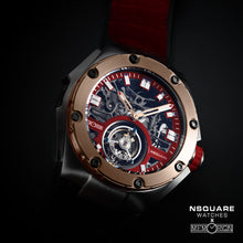 將圖片載入圖庫檢視器 NSQUARE NM01-TOURBILLON Watch - 46mm N35.1 SS/RG/Red|NM01-陀飛輪 46毫米 N35.1 不鋒鋼/玫瑰金/紅