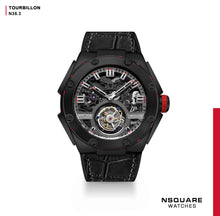 Load image into Gallery viewer, NSQUARE NM01-TOURBILLON Watch - 46mm  N35.3 All Black|NM01-陀飛輪 46毫米  N35.3 全黑色