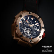 NSQUARE NM01-TOURBILLON 腕錶 - 46mm N35.4玫瑰金/黑色|NM01-陀飛輪 46毫米 N35.4 玫瑰金/黑色