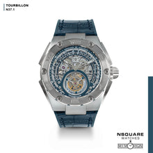 Load image into Gallery viewer, NSQUARE N37.1 Ronald Series-TOURBILLON Watch - 46mm  SS/Blue|N37.1 鄭中基系列-陀飛輪46毫米  鋼藍色