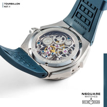 將圖片載入圖庫檢視器 NSQUARE N37.1 Ronald Series-TOURBILLON Watch - 46mm SS/Blue|N37.1 鄭中基系列-陀飛輪46毫米 鋼藍色