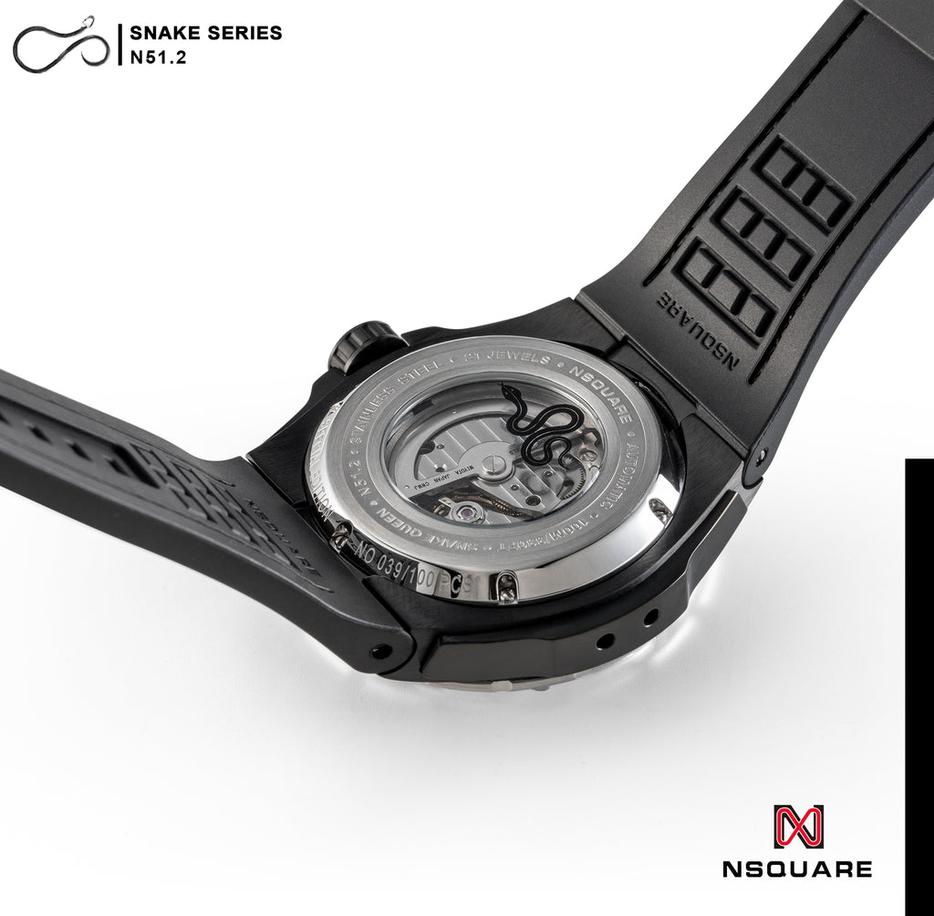NSquare Snake Automatic Watch - 46mm Special Edition N51.2 White