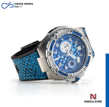 Load image into Gallery viewer, NSQUARE Snake Automatic Watch-46mm Special Edition N51.7 Sapphire Blue|NSQUARE 蛇系列 自動錶-46毫米 特別版本  N51.7寶瑰藍