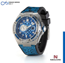 Load image into Gallery viewer, NSQUARE Snake Automatic Watch-46mm Special Edition N51.7 Sapphire Blue|NSQUARE 蛇系列 自動錶-46毫米 特別版本  N51.7寶瑰藍