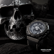 NSQUARE PirateStorm Automatic Watch - 48mm N15.1 All Black|海盜風暴 自動表 - 48mm N15.1 黑色