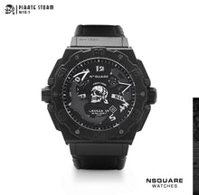 將圖片載入圖庫檢視器 NSQUARE PirateStorm Automatic Watch - 48mm N15.1 All Black|海盜風暴 自動表 - 48mm N15.1 黑色