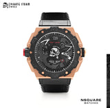 NSQUARE PirateStorm Automatic Watch - 48mm N15.4 BLACK/RG|海盜風暴 自動錶 - 48mm N15.4 黑色/玫瑰金色