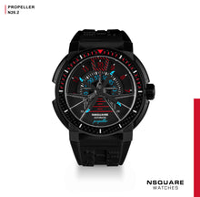 Load image into Gallery viewer, NSQUARE Propeller Automatic Watch - 48mm N26.2 Black|NSQUARE 螺旋槳 自動錶-48毫米 N26.2 黑色