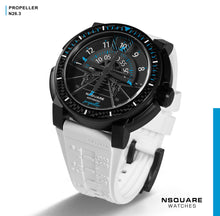 將圖片載入圖庫檢視器 NSQUARE Propeller Automatic Watch - 48mm N26.3 White|NSQUARE 螺旋槳表 自動表-48毫米 N26.3 白色