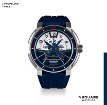 將圖片載入圖庫檢視器 NSQUARE Propeller Automatic Watch - 48mm N26.5 SS/Blue|NSQUARE 螺旋槳表 自動表-48毫米 N26.5鋼/藍色