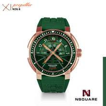 將圖片載入圖庫檢視器 NSQUARE Propeller Automatic Watch - 48mm N26.6 Green|NSQUARE 螺旋槳表 自動表-48毫米 N26.6綠色