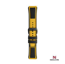 將圖片載入圖庫檢視器 N39.1 Dual Color Rubber Strap - Yellow/Black|N39.1 雙色橡膠帶 - 黃/黑