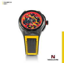 Load image into Gallery viewer, NSquare MultiColoured Series Automatic Watch - 44mm N39.1 Sunny Yellow|NSquare MultiColoured系列 自動錶 44毫米 N39.1 烈豔黃