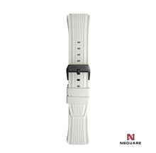 將圖片載入圖庫檢視器 N39.3 白色橡膠錶帶|N39.3 白色橡膠帶