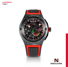 Load image into Gallery viewer, NSquare Racermatic Automatic N38.1 RED/BLACK|NSquare競賽者系列 自動錶N38.1 紅色/黑色