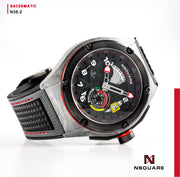 NSQUARE Racermatic Automatic N38.2 GRAY/BLACK|NSQUARE競賽者系列 自動錶N38.2 灰色/黑色