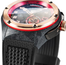 Load image into Gallery viewer, NSQUARE Racermatic Automatic N38.3 RG/BLACK|NSQUARE競賽者系列 自動錶N38.3 玫瑰金色/黑色