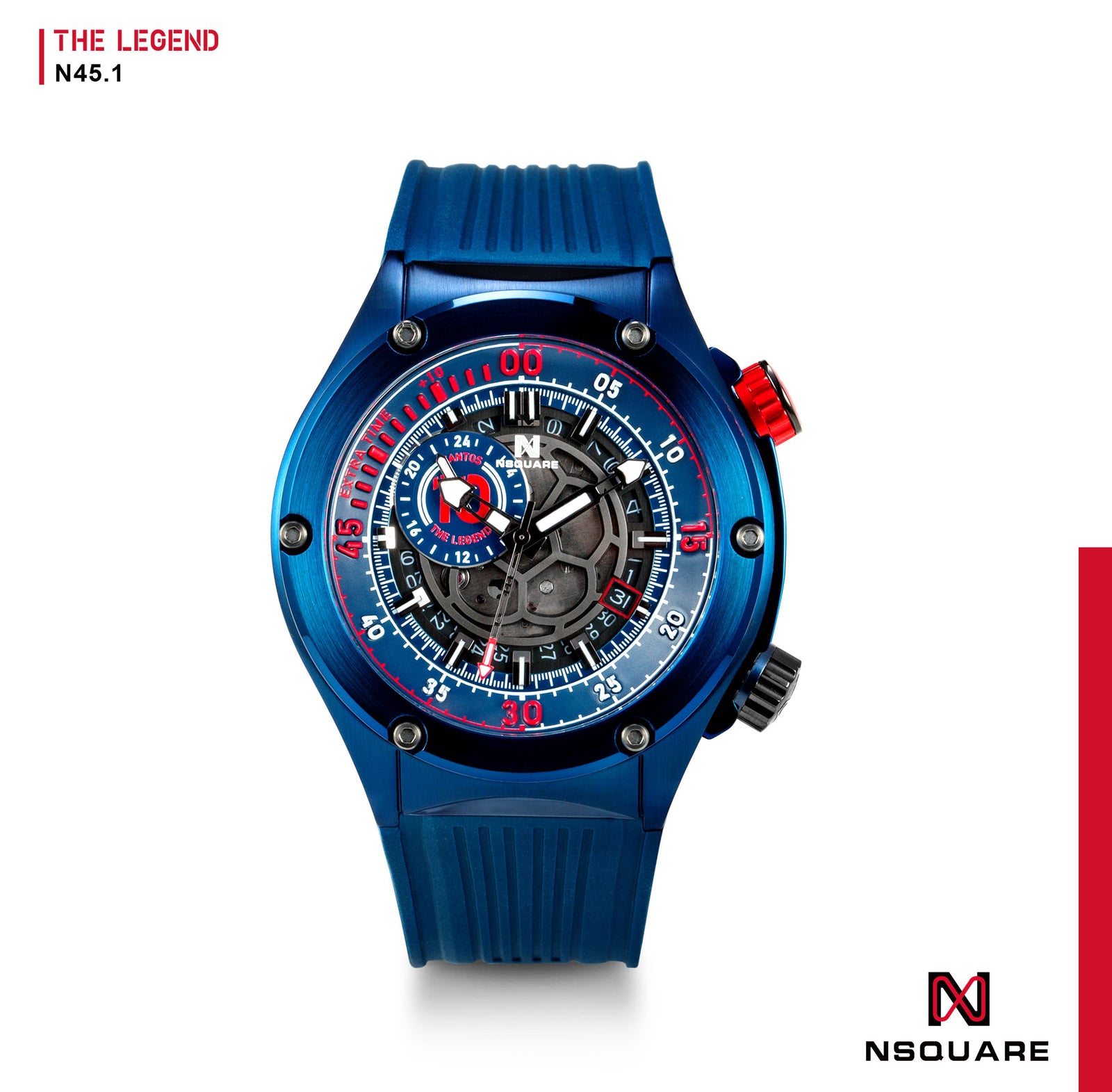 NSQUARE The Legend Automatic N45.1 Blue LIMITED EDITION|NSQUARE傳奇系列 自動表N45.1 藍色限量版