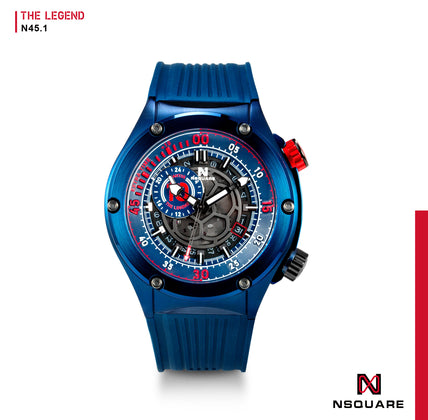 NSQUARE The Legend Automatic N45.1 Blue LIMITED EDITION|NSQUARE傳奇系列 自動錶N45.1 藍色限量版