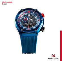 Load image into Gallery viewer, NSQUARE The Legend Automatic N45.1 Blue LIMITED EDITION|NSQUARE傳奇系列 自動錶N45.1 藍色限量版