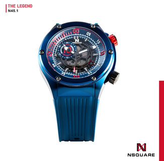 NSQUARE The Legend Automatic N45.1 Blue LIMITED EDITION|NSQUARE傳奇系列 自動錶N45.1 藍色限量版