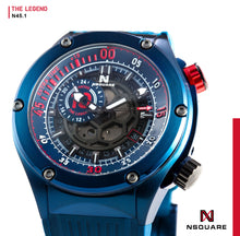 Load image into Gallery viewer, NSQUARE The Legend Automatic N45.1 Blue LIMITED EDITION|NSQUARE傳奇系列 自動錶N45.1 藍色限量版