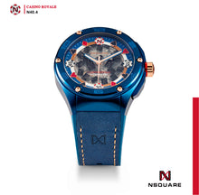 將圖片載入圖庫檢視器 NSQUARE Casino Royale Automatic N40.4 Blue/RG LIMITED EDITION|NSQUARE皇家賭場系列 自動表N40.4 藍色/玫瑰金限量版