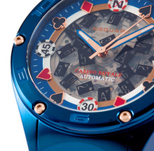 將圖片載入圖庫檢視器 NSQUARE Casino Royale Automatic N40.4 Blue/RG LIMITED EDITION|NSQUARE皇家賭場系列 自動表N40.4 藍色/玫瑰金限量版