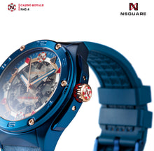 將圖片載入圖庫檢視器 NSQUARE Casino Royale Automatic N40.4 Blue/RG LIMITED EDITION|NSQUARE皇家賭場系列 自動表N40.4 藍色/玫瑰金限量版