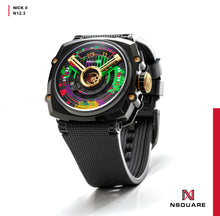 Load image into Gallery viewer, NSquare NICK II Automatic Watch 45mm N12.3 Black/Gold|NSquare NICK II自動錶 45毫米 N12.3 黑/金