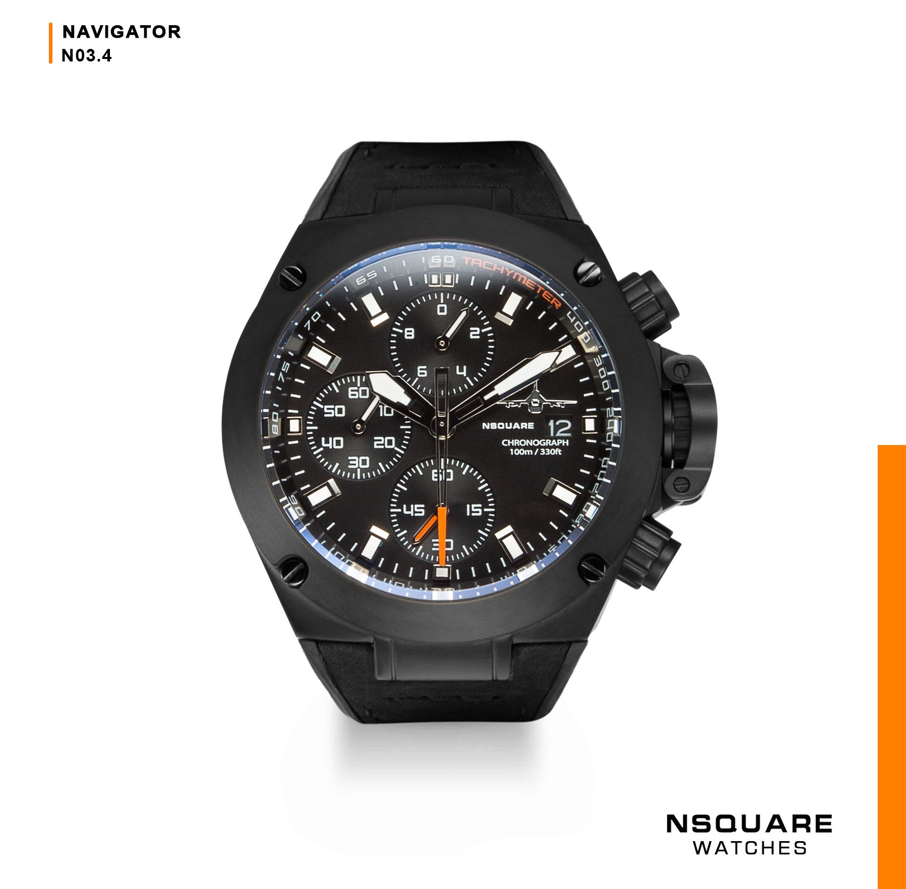 N03.4 BLACK|N03.4黑色 – NSquare Watch