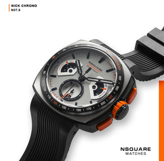 N07.6 BLACK/SILVER/ORANGE | N07.6 黑色/銀色/橙色