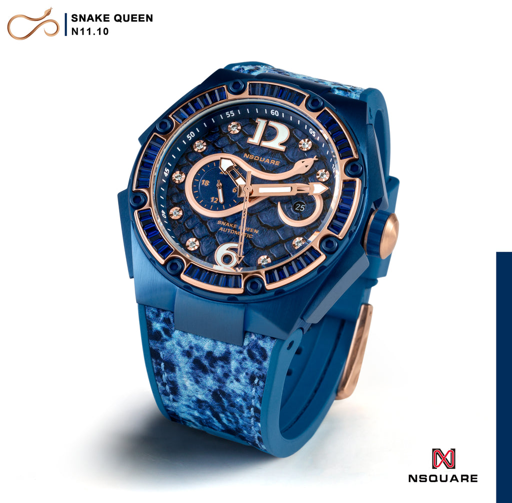 SnakeQueen Automatic Watch 46mm N11.10 Empress Blue