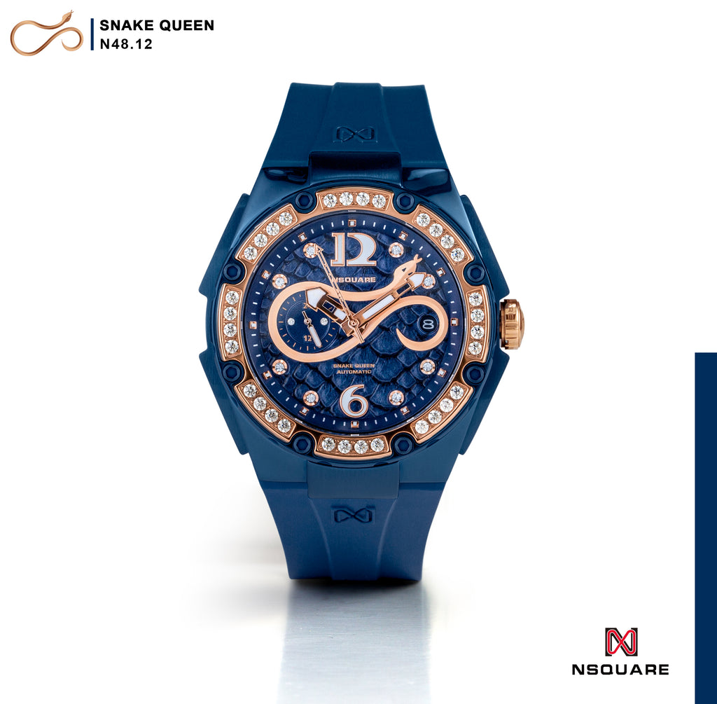 N48.12 藍色橡膠錶帶|N48.12 藍色橡膠錶帶