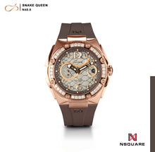Load image into Gallery viewer, NSquare SnakeQueen 39mm Automatic Watch N48.8 Chocolate|NSquare 蛇后39毫米系列 自動錶 N48.8 巧克力色
