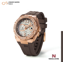 Load image into Gallery viewer, NSquare SnakeQueen 39mm Automatic Watch N48.8 Chocolate|NSquare 蛇后39毫米系列 自動錶 N48.8 巧克力色