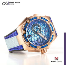 將圖片載入圖庫檢視器 NSQUARE SnakeQueen Automatic Watch-46mm N11.13 Hyper Violet|NSQUARE蛇後系列自動表-46毫米。 N11.13 超豔紫羅蘭