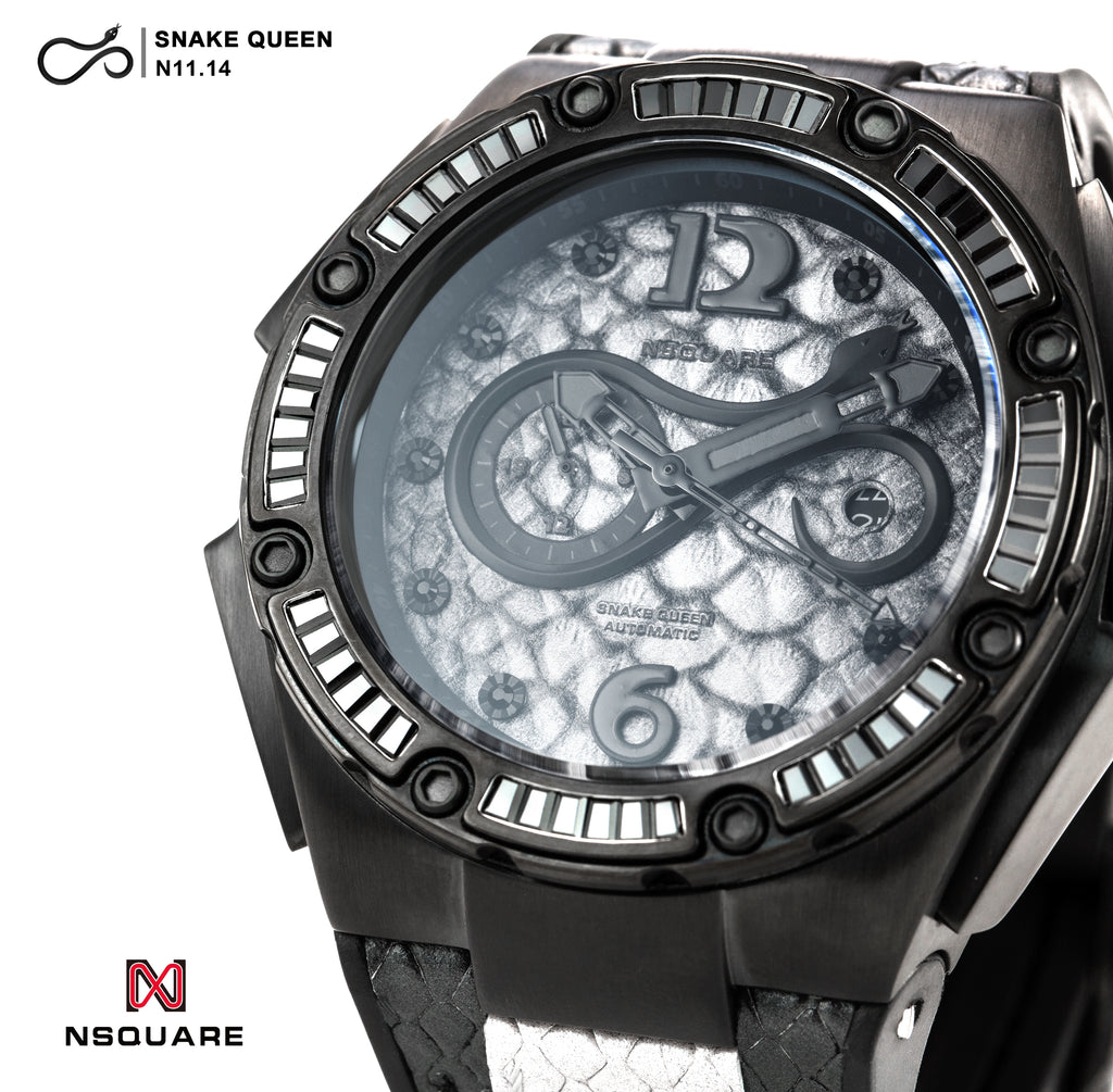 SnakeQueen Automatic Watch-46mm  N11.14 Night Shade