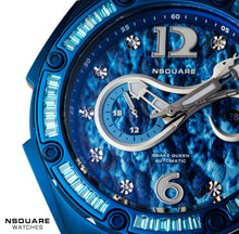 Load image into Gallery viewer, NSQUARE SnakeQueen Automatic Watch-46mm  N11.9 Hyper Blue | NSQUARE 蛇后系列 自動錶-46毫米  N11.9超艷藍