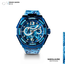 Load image into Gallery viewer, NSQUARE SnakeQueen Automatic Watch-46mm  N11.9 Hyper Blue | NSQUARE 蛇后系列 自動錶-46毫米  N11.9超艷藍