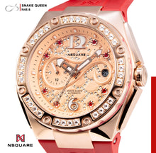 Load image into Gallery viewer, NSquare SnakeQueen39mm Automatic Watch N48.6 RG/Night Maroon Red|NSquare蛇后39毫米系列 自動錶 N48.6 玫瑰金色/夜栗紅色