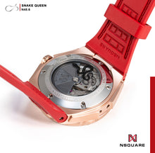 Load image into Gallery viewer, NSquare SnakeQueen39mm Automatic Watch N48.6 RG/Night Maroon Red|NSquare蛇后39毫米系列 自動錶 N48.6 玫瑰金色/夜栗紅色