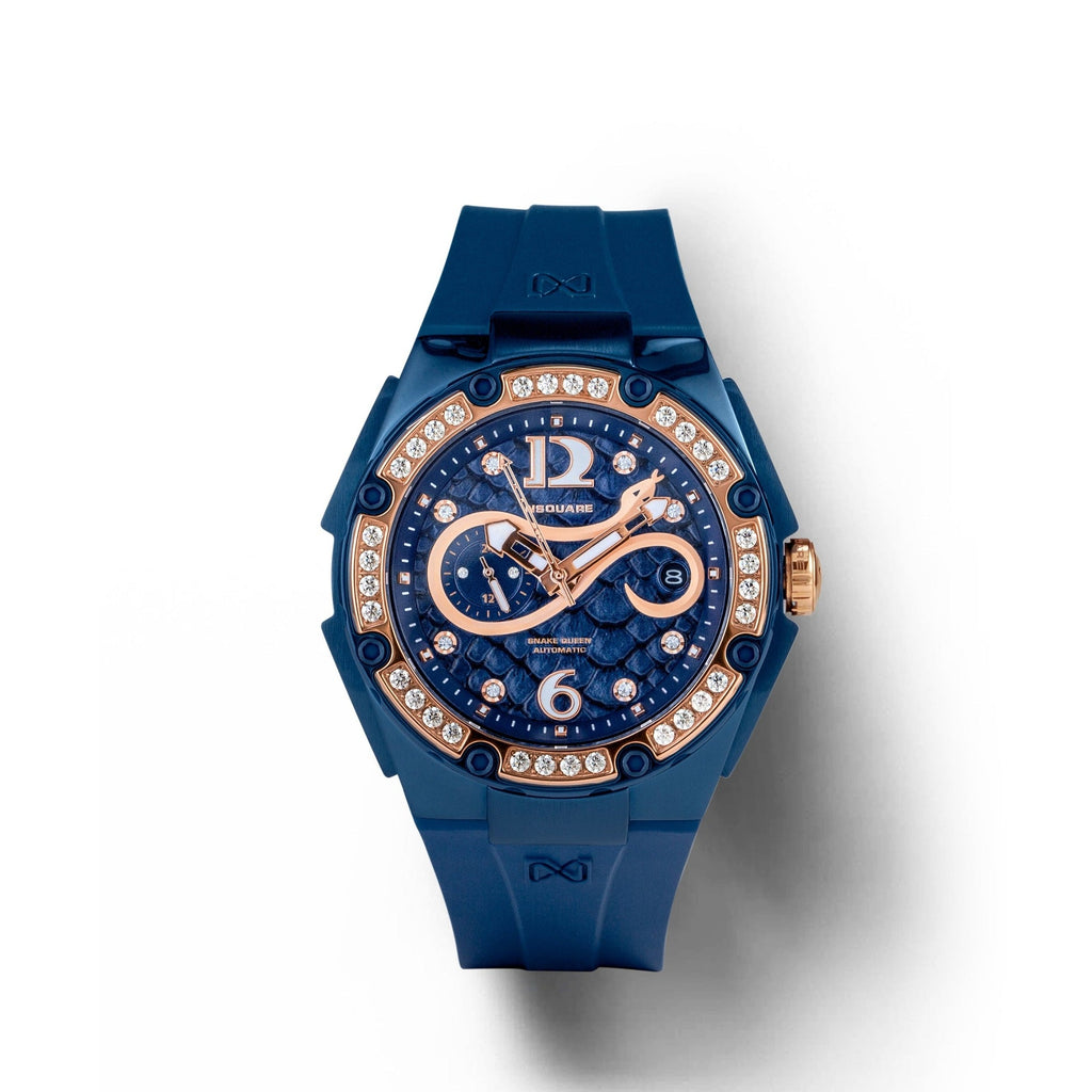 NSquare SnakeQueen 39mm Automatic Watch N48.12 Noble Blue|NSquare蛇后39毫米系列 自動錶 N48.12 貴侯藍