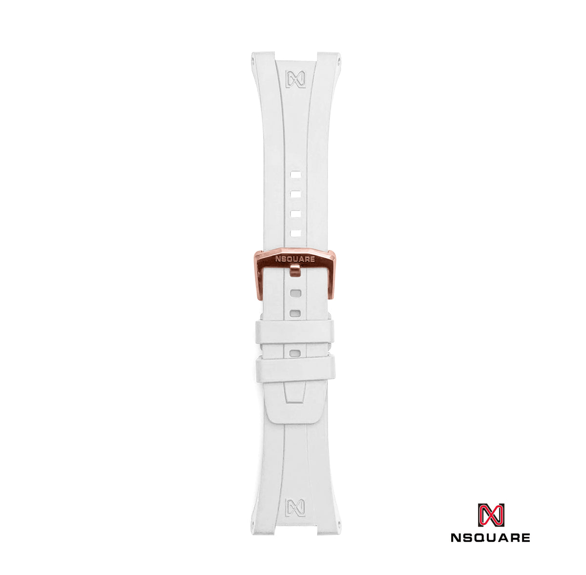 N48.13 白色橡膠錶帶|N48.13 白色橡膠帶