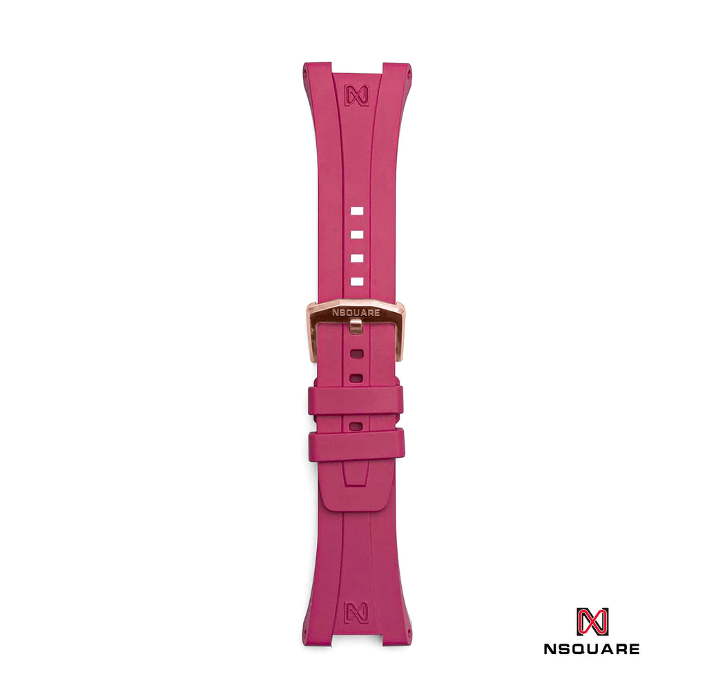 N48.13 Cherry Red Rubber Strap|N48.13 櫻桃紅色橡膠帶