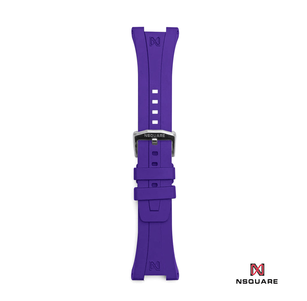 N48.14紫色橡膠錶帶|N48.14紫色橡膠帶