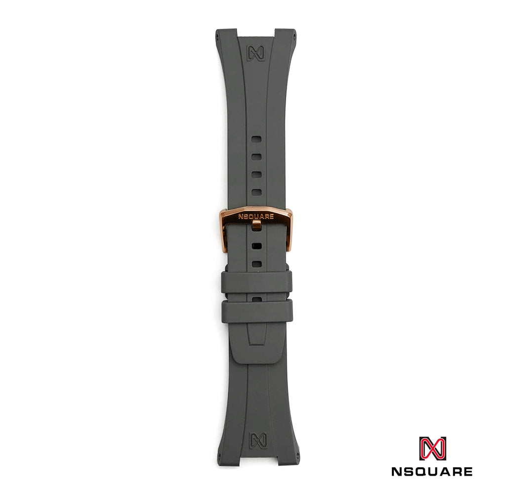N48-酷灰橡膠錶帶|N48-冷灰橡膠錶帶