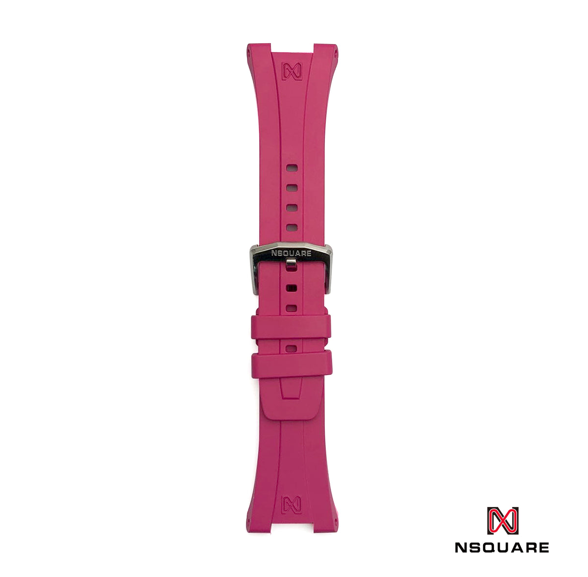 N48.5 Cherry Red Rubber Strap|N48.5 櫻桃紅色橡膠帶